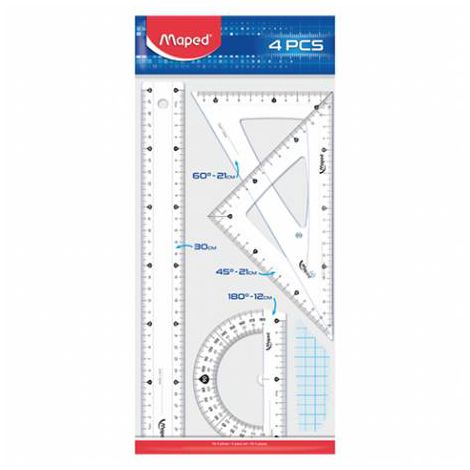 Zestaw kreślarski Maped Maxi Start 30cm - 3